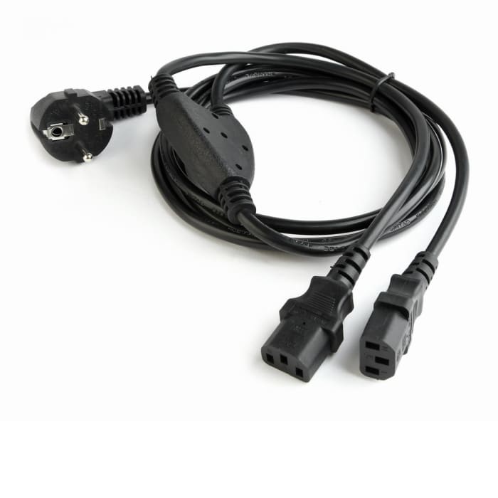 სპლიტერი კვების Power splitter cord (C13), VDE approved, 2 m PC-186-ML6