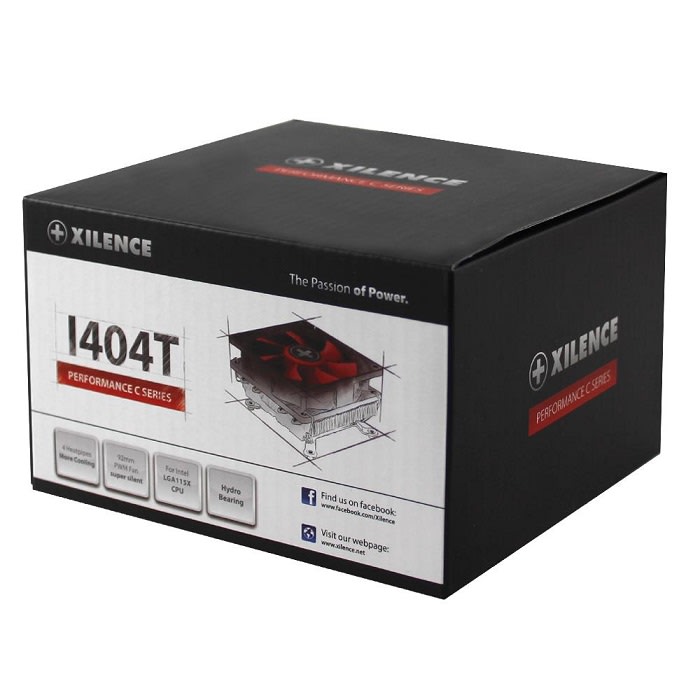 პროცესორის ქულერი XILENCE, XC041 | I404T Multi-Socket  92 x 92 x 25, 600 - 2200 ± 10%, 125W |  1150/1151/1155/1156/1200/1700/1851