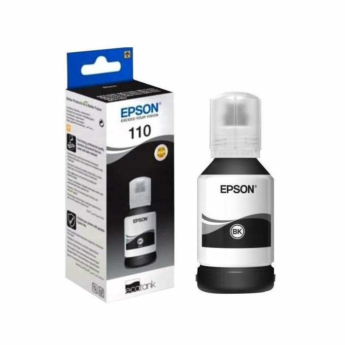 მელანი EPSON EcoTank 110  MX1XX Series Black Bottle XL (C13T03P14A)