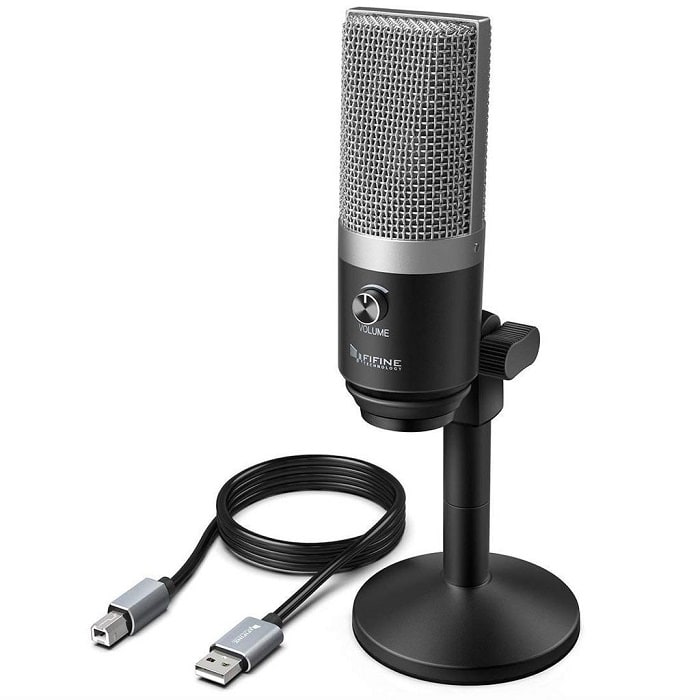 მიკროფონი FIFINE K670 USB MICROPHONE Type Condenser Polar Pattern Cardioid Frequency Response 50-15kHz Sensitivity -46±3dB (at 1kHz) S/N Ratio 66dB Po