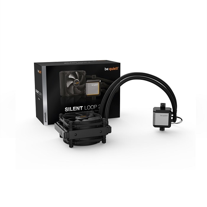 წყლის გაგრილება BW009 be quiet! SILENT LOOP 2 120mm, PWM ,  Intel: 115x/ 1200 / 2011(-3) Square ILM / 2066; AMD: AM4 / AM3(+) / sTRX4,TR4(o