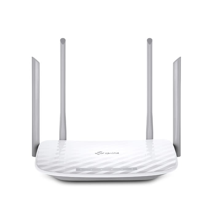 WIFI როუტერი TP-Link Archer C50  Wi-Fi router, 2.4/5 GHz, Wi-Fi standard: Wi-Fi 5, maximum speed: 1167 Mbps, 4xLAN 100 Mbps