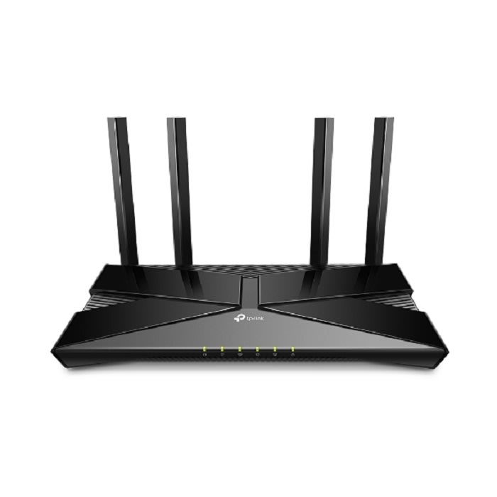 WiFi როუტერი TP-Link Archer AX10 AX1500 Wireless Dual-Band Gigabit Router ARCHER AX10 Wi-Fi 6 (802.11ax) with Up to 1501 Mb/s 2.4 GHz / 5 GHz (Dual-Band) 4 x External Antennas with Beamforming 1.5 GHz Tri-Core Processor 4 x 10/100/1000 Mb/s LAN Ports 1 x 10/100/1000 Mb/s WAN Port 2x2 MU-MIMO Technology & OFDMA Save Battery Life with Target Wake Time Easy Setup with Tether App 64/128-bit WPA-PSK/WPA2-PSK