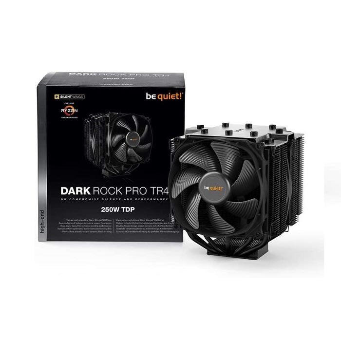 პროცესორის ქულერი BK023 be quiet! DARK ROCK PRO TR4, PWM, 1200/1500rpm, 250W, Socket compatibility ONLY AMD-sTRX4 / TR4