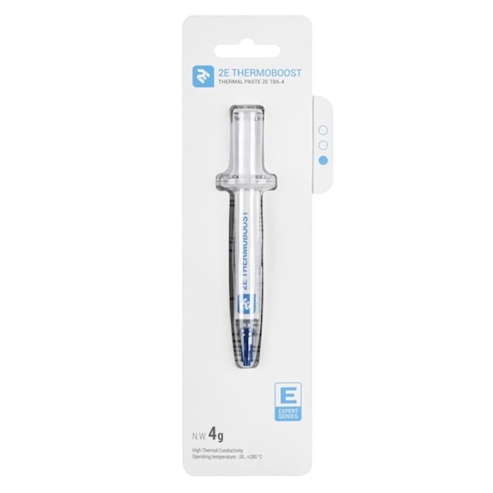 თერმო პასტა 2E Thermal Paste 2Е THERMOBOOST EXPERT TB6-4, (5.6 W/m-K), 4 g, grey