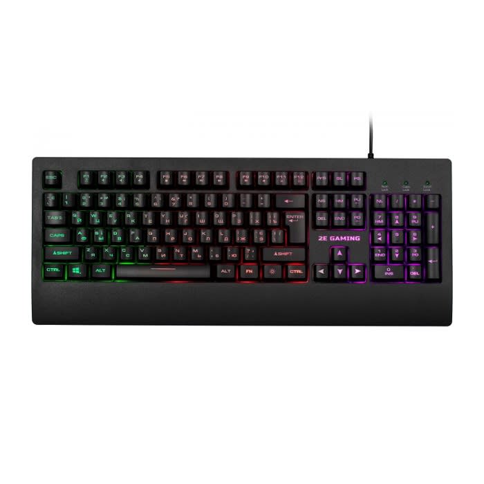 კლავიატურა 2E GAMING KG330, LED, USB, Black, Ukr