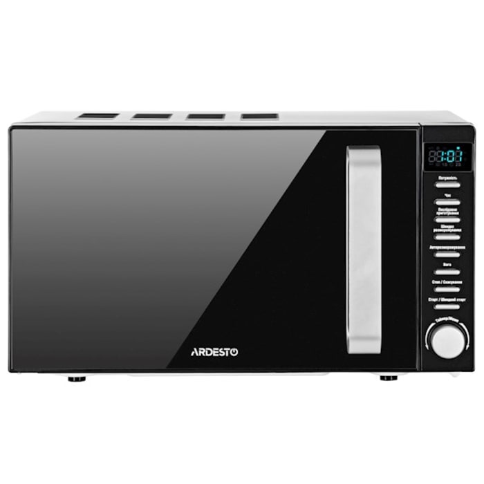 მიკროტალღური ღუმელი Ardesto GO-E845GB microwave oven with mirrored doors, electronic control and display