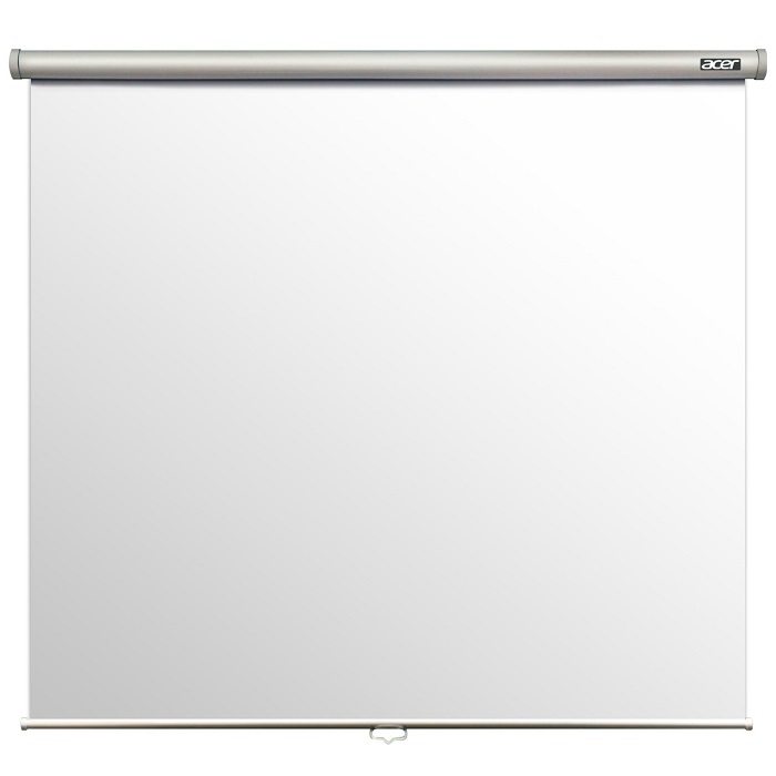 პროექტორის ეკრანი Acer M87-S01MW Roll-Up Projection Screen External dimensions (W x H): 181 x 191 cm