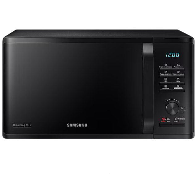 მიკროტალღური ღუმელი Samsung MG23K3515AK/BW, Microwave, BioCeramic, Grill, 23lt,1250watt, Black