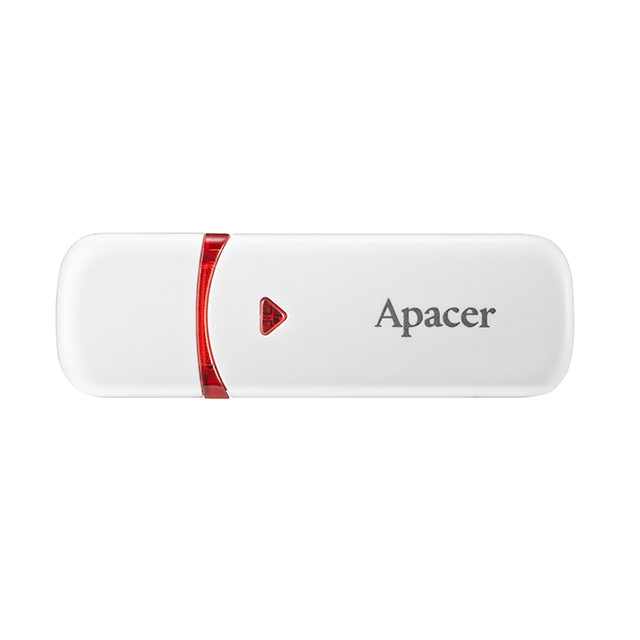 USB ფლეშ მეხსიერება Apacer 64GB USB 2.0 AH333 White