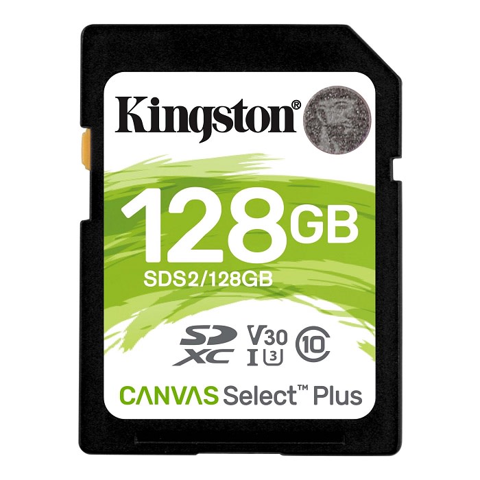 Kingston 128GB SDXC C10 UHS-I R100MB/s