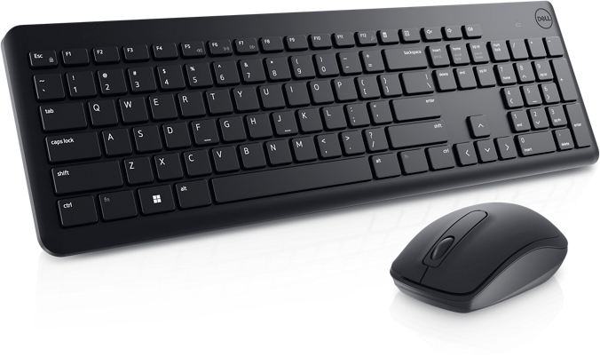 კლავიატურა მაუსით Dell Wireless Keyboard and Mouse - KM3322W - Russian (QWERTY)