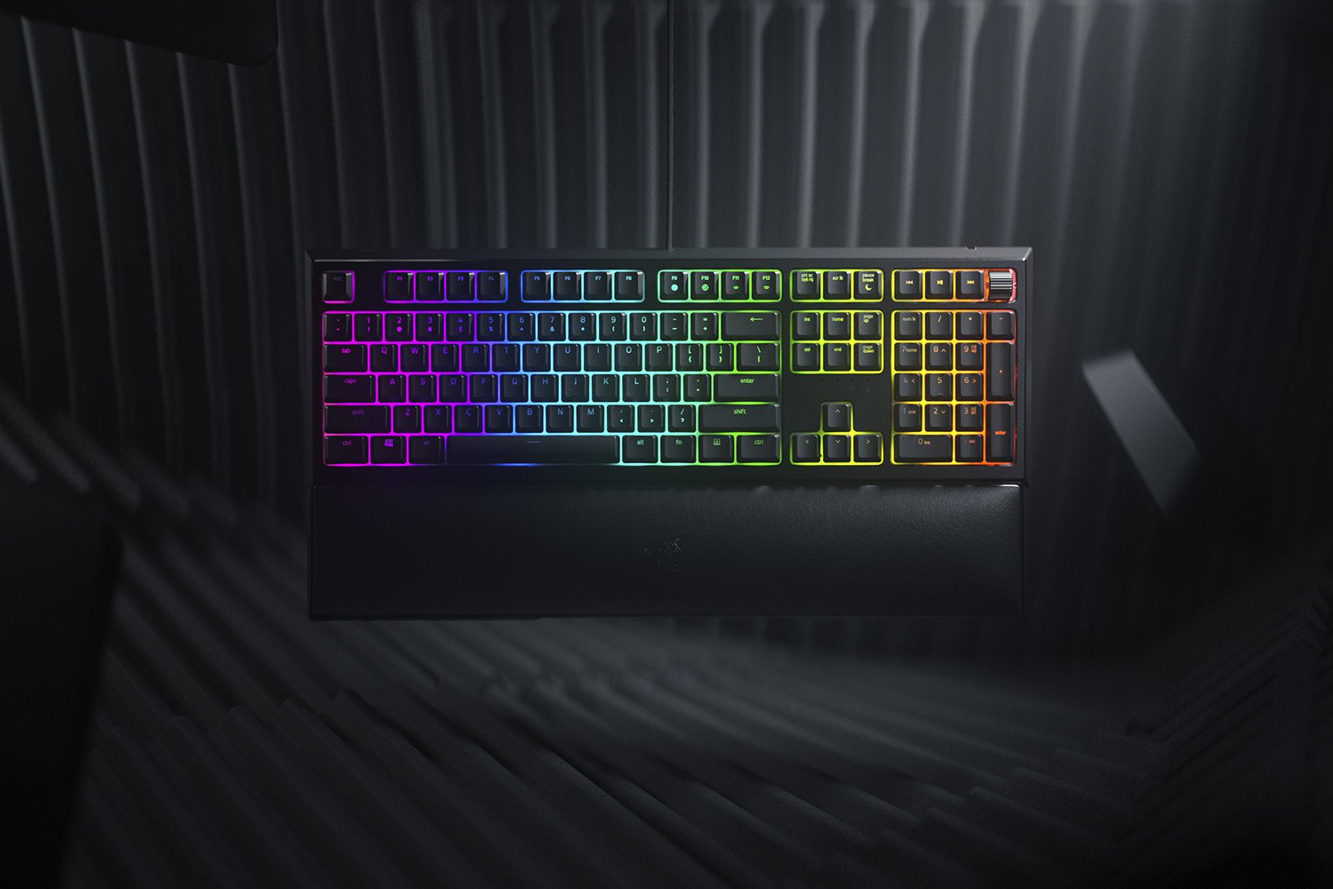 კლავიატურა Razer Gaming Keyboard Ornata V2 USB RU RGB, Black (RZ03-03380700-R3R1)