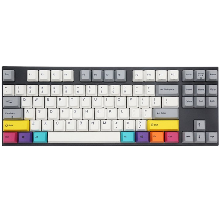 მექანიკური კლავიატურა Gaming Mechanical keyboard Varmilo MA87M V2 CMYK, EC Daisy V2,RU (A33A024A8A3A06A007), Wired
