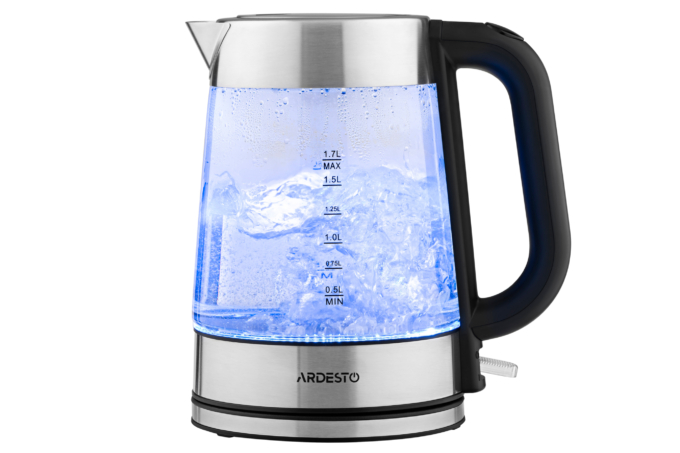 ჩაიდანი Ardesto EKL-F200 Transparent glass electric kettle with LED-backlight