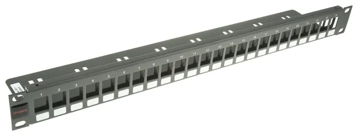 პაჩპანელი 19" Modular Patch Panel UTP/FTP Unloaded 1U Black PID-00210