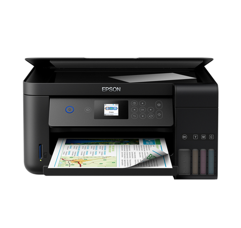 მრავალფუნქციური ჭავლური პრინტერი Epson EcoTank L4160 (C11CG23403) Print, Scan, Copy , 5.760 x 1.440 DPI, 33ppm, terfacesUSB, WiFi, Wi-Fi Direct, C13T03V24A, C13T03V44A, C13T03V34A, C13T03V14A