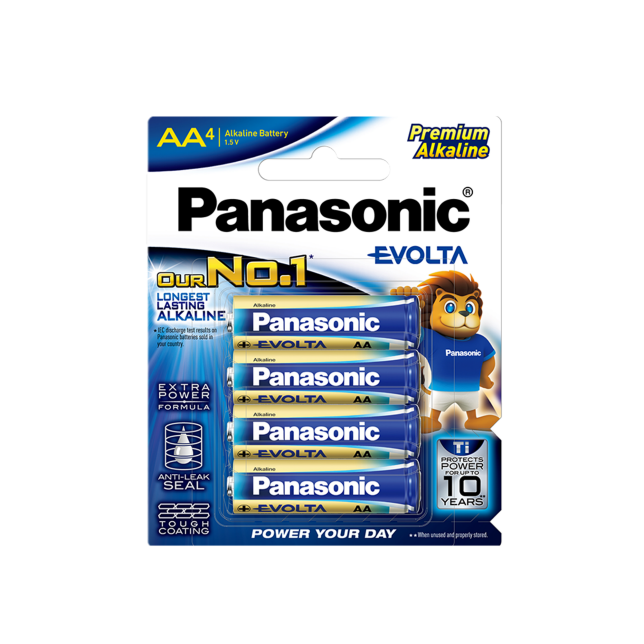 ელემენტი Panasonic AA Alkaline AA Alkaline ProPower -4ც. LR6XEG/4B