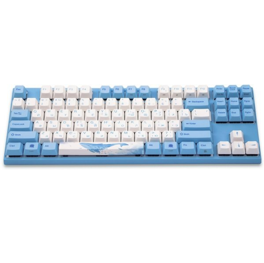 მექანიკური კლავიატურა Gaming Keyboard Varmilo VEM87 Sea Melody EC V2 Daisy (A33A038A8A3A06A033) , switches Varmilo EC Daisy V2, keys 87, interface USB