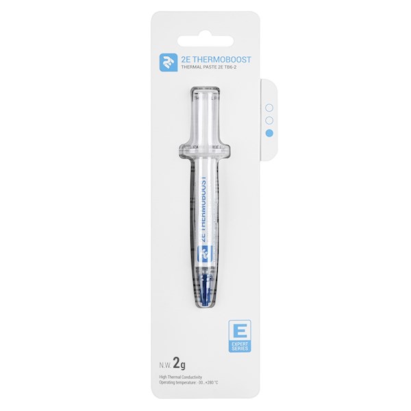 თერმო პასტა 2E Thermal Paste THERMOBOOST EXPERT TB6-2, (5.6 W/m-K), 2 g, grey