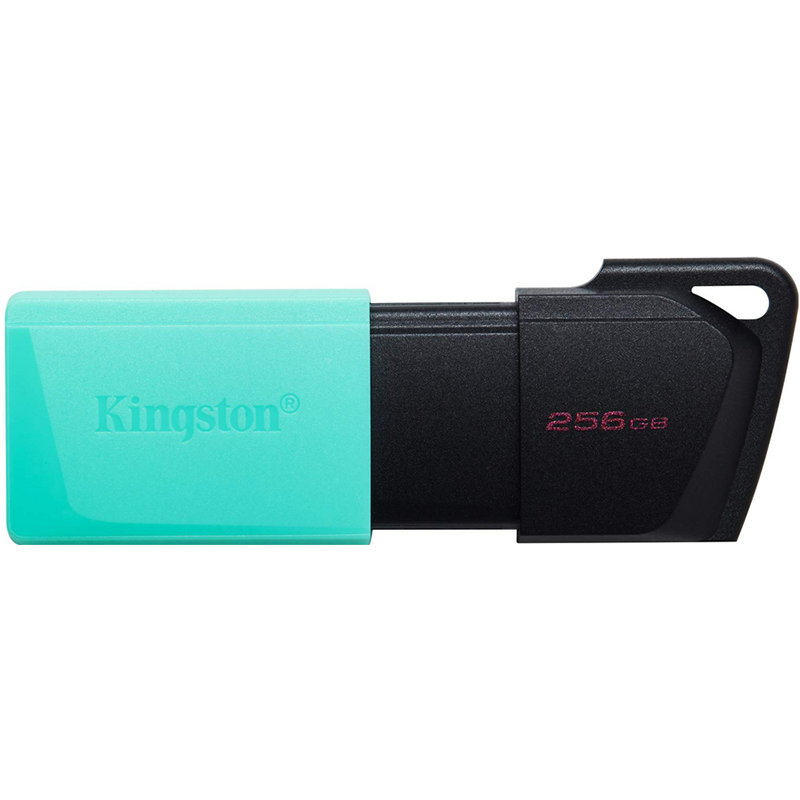 USB ფლეშ მეხსიერების ბარათი USB Flash drive Kingston DataTraveler Exodia M Black/Green (DTXM/256GB) USB Flash, 256 GB, USB 3.2 Gen 1, retractable header