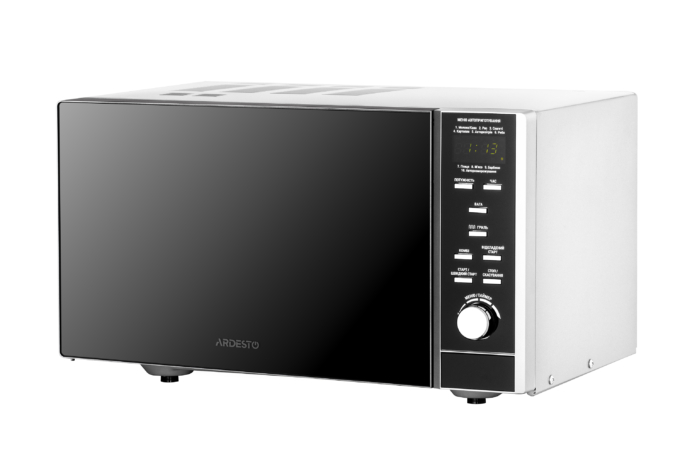 მიკროტალღური ღუმელი ARDESTO Microwave oven, 23L, electronic control, 900W, grill, display, button opening, black