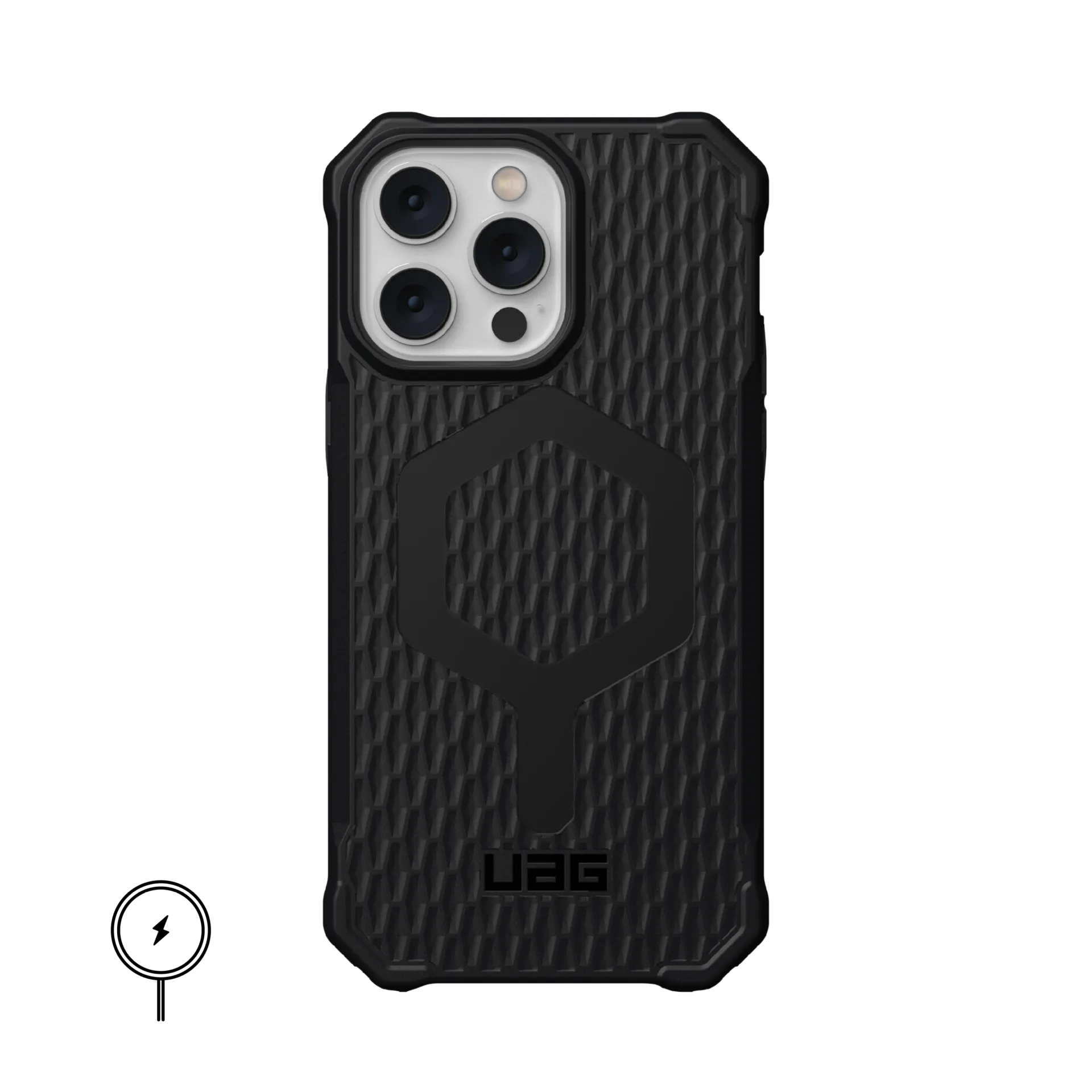 ტელეფონის ქეისი UAG iPh14 ProMax Essential Armor Magsafe - Black