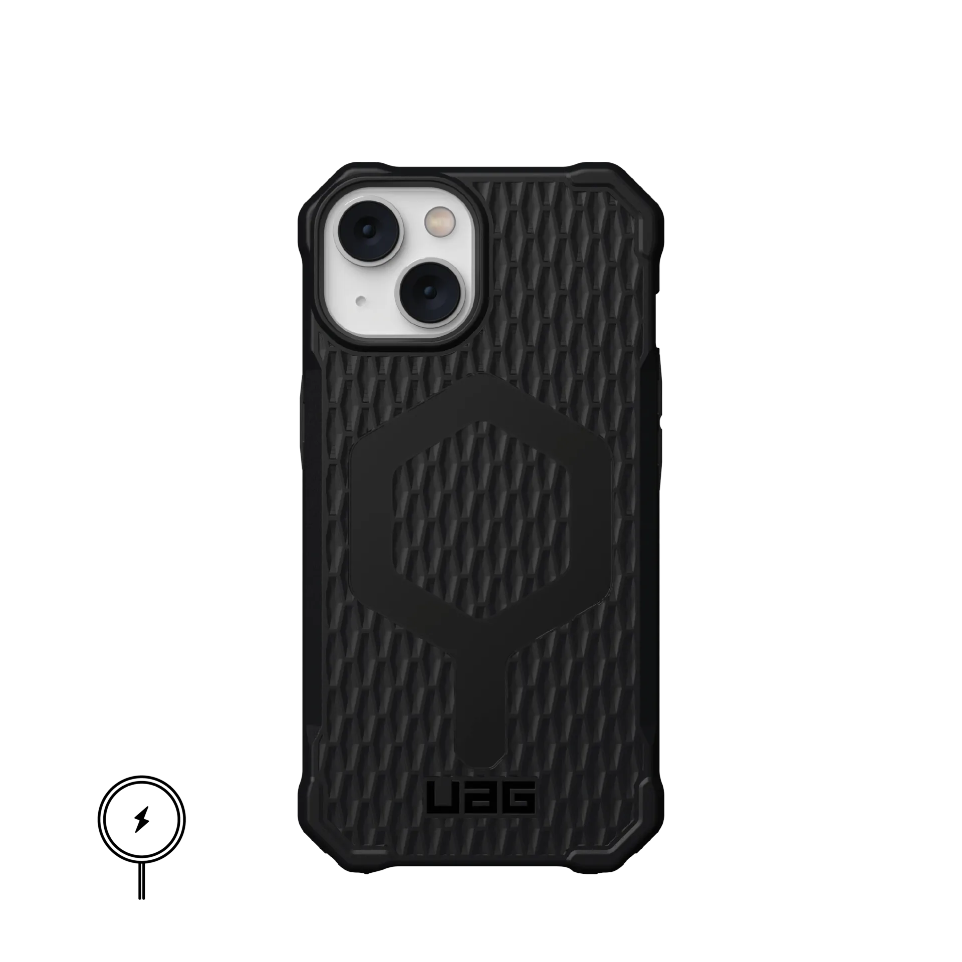ტელეფონის ქეისი UAG iPh14 Essential Armor Magsafe - Black