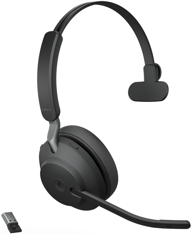 ქოლ ცენტრის ყურსასმენი Jabra Evolve2 65, Link380a MS Mono Black (26599-899-999)
