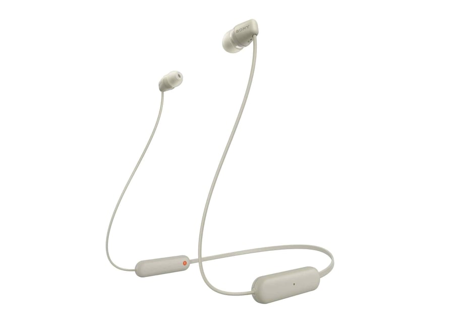 ყურსასმენი Sony WI-C100 Wireless In-Ear Earphones WIC100C.E - Beige