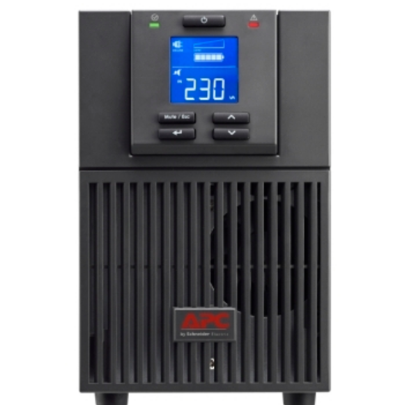 უწყვეტი კვების წყარო APC Easy UPS On-Line, SRV2KI, 2000VA/1600W, Tower, 230V, 4x IEC C13 outlets, Intelligent Card Slot, LCD