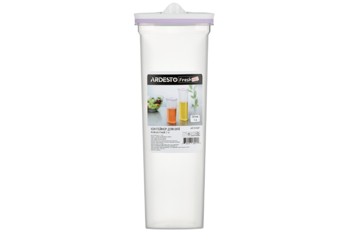 ზეთის კონტეინერი ARDESTO Oil container  Fresh 1 l, lilac, plastic