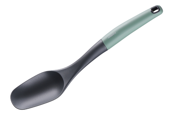 ნაყინის კოვზი ARDESTO Spoon  Gemini, gray/green, nylon, pp with soft touch