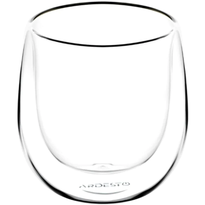 ჭიქა ARDESTO Double wall borosilicate glass mug set Ardesto, 120 ml, 2 pcs