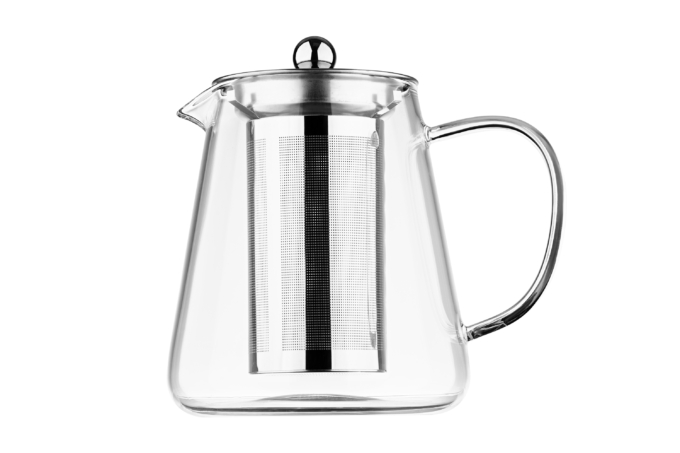 ჩაის დასაყენებელი ARDESTO Tea pot Gemini, 950 ml, borosilicate glass, s/s