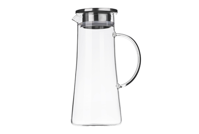 დოქი ARDESTO Pitcher with lid, 1400 ml, borosilicate glass, s/s