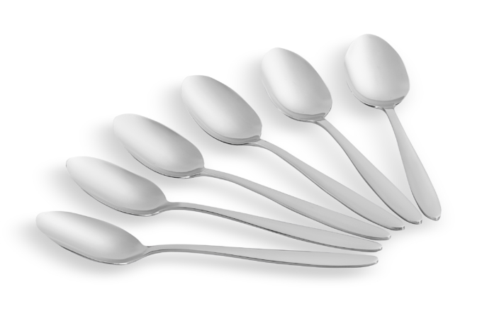 კოვზები Ardesto Tablespoons set Black Mars Ether | 6pcs. | stainless steel