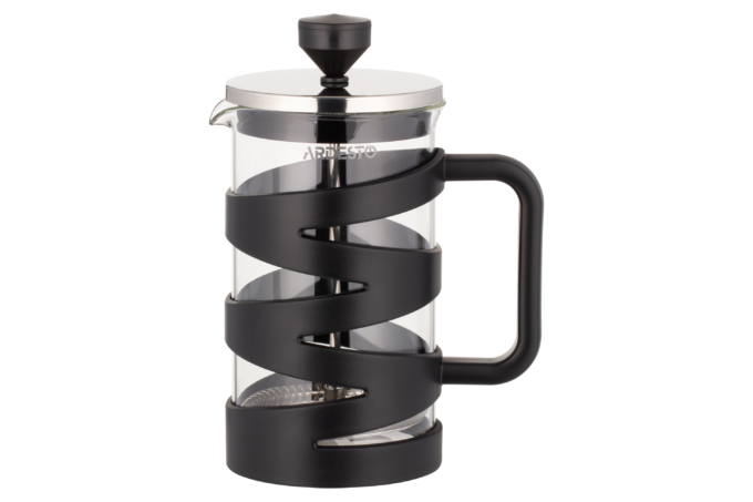 ჩაის დასაყენებელი Ardesto French press Gemini, 600 ml, stainless steel, glass, plastic