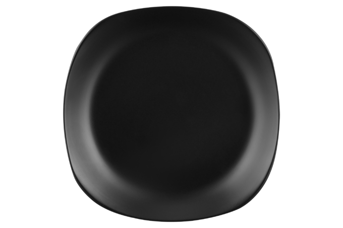 თეფში Ardesto Dessert plate Molize, 20х20cm, black, ceramics