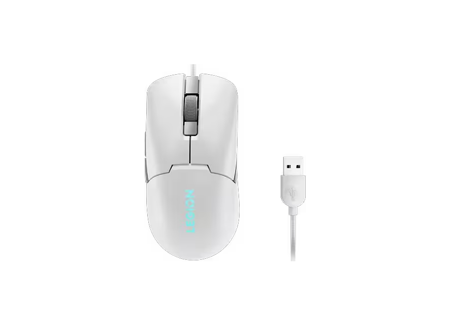 მაუსი Lenovo Legion M300s RGB Gaming Mouse (Glacier White)
