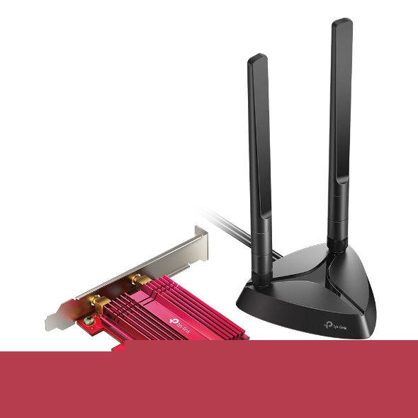 Network Active/ PCI Lan Adapter/ TP-link Archer AX3000E Wi-Fi 6 Bluetooth 5.2 PCIe Adapter