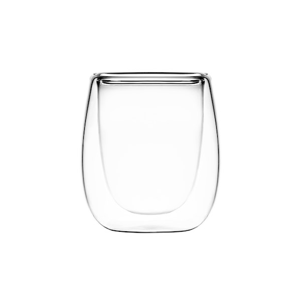 ჭიქა Ardesto Double wall borosilicate glass mug set  80 ml, 2 pcs