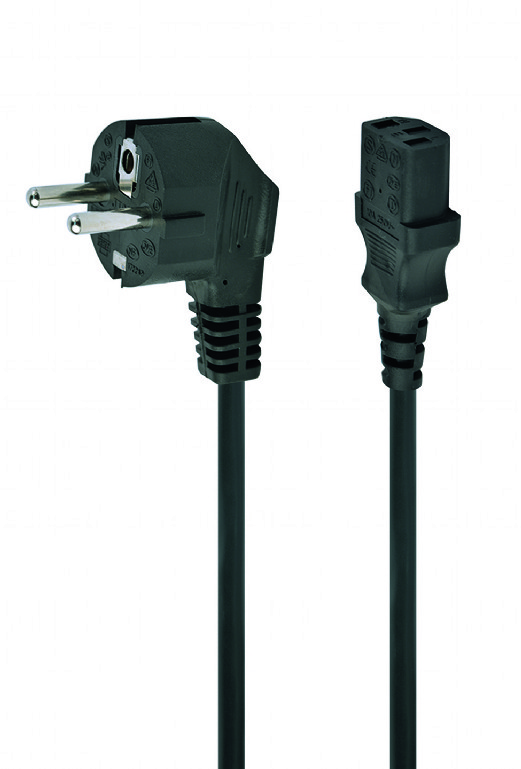კვების კაბელი Gembird < PC-186-VDE > Power cord (C13), VDE approved, 6 ft (1.8 m)