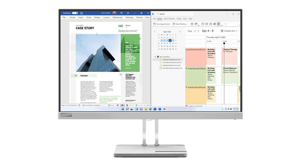 მონიტორი Lenovo/ L25e-40 24.5 FHD VA 1920x1080 4ms Cloud Grey 67ADKAC4EU