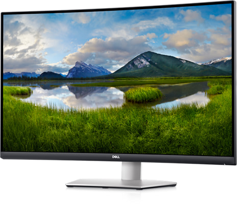 მონიტორი Dell 32 Curved 4K UHD Monitor - S3221QSA - 80cm/War 3Yrs