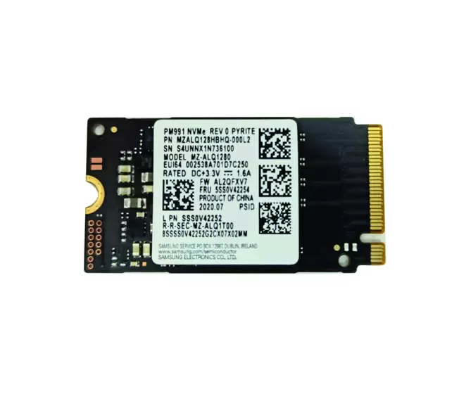 SSD დისკი M.2 - 128GB Samsung PM991 M.2 NVMe 128GB | MZ-ALQ1280 (2242 Form Factor !!!) 