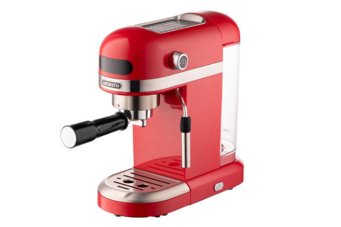  ყავის აპარატი Ardesto Coffe maker  carob YCM-E1501, 1,4L, ground, hand capuchino maker, cup warmer, red