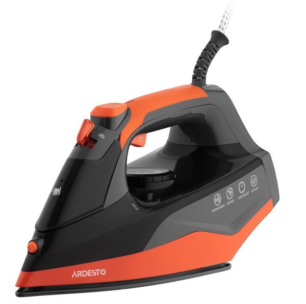 უთო Ardesto Iron  IR-C2233-GR, 2200W, 340ml, steam boost, ceramic soleplate, black-orange