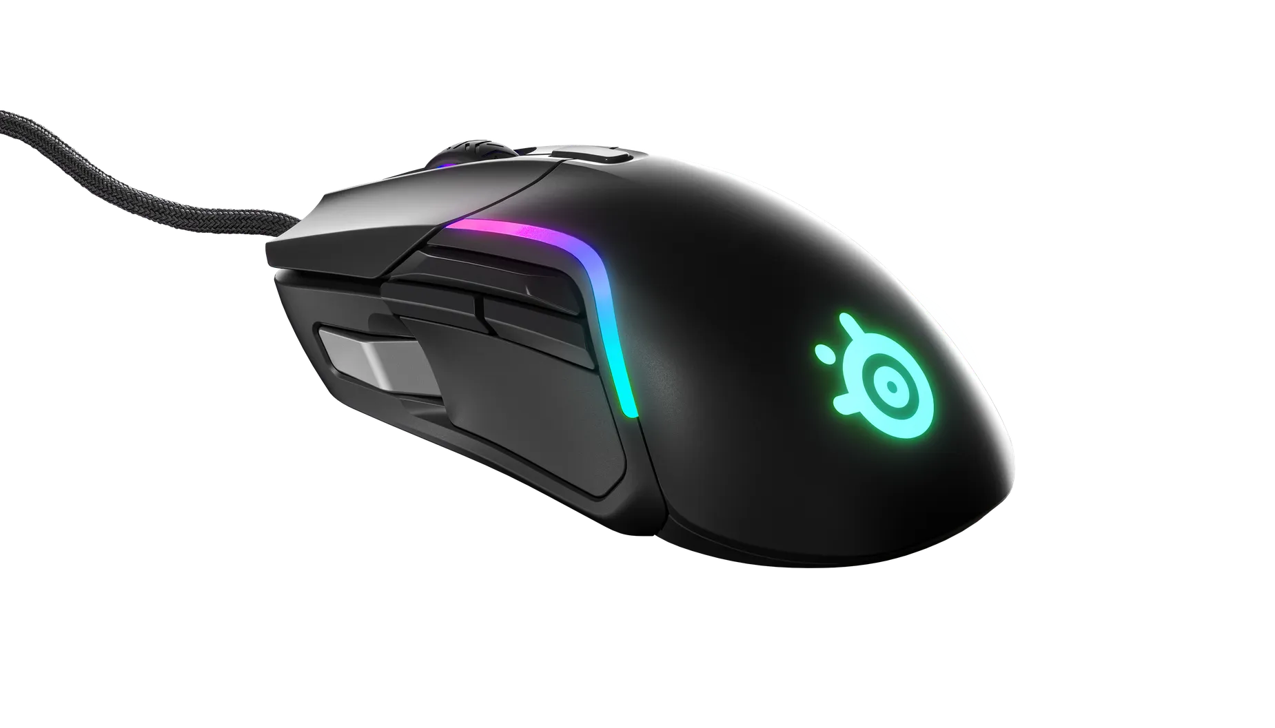 GAMING მაუსი | SteelSeries Gaming mouse Rival 5 Black | Ergonomic 9-button | TrueMove Air Sensor | Brilliant PrismSync Lighting
