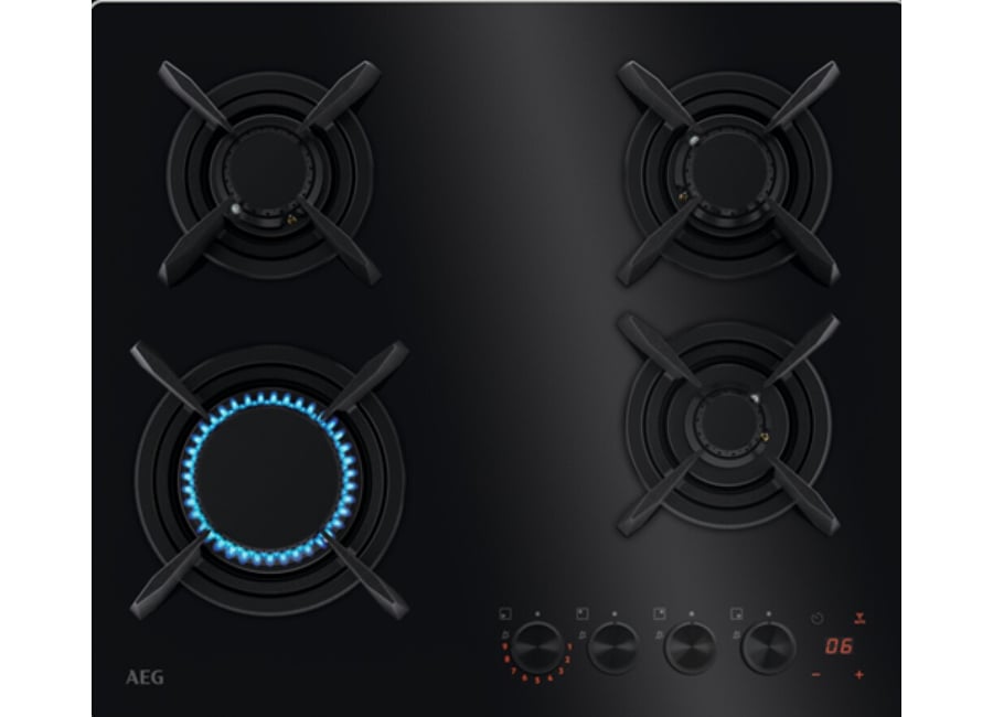 ჩასაშენებელი ქურა  AEG HKB64453NB